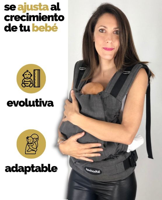 La mochila de porteo es muy útil para llevar a tu bebé